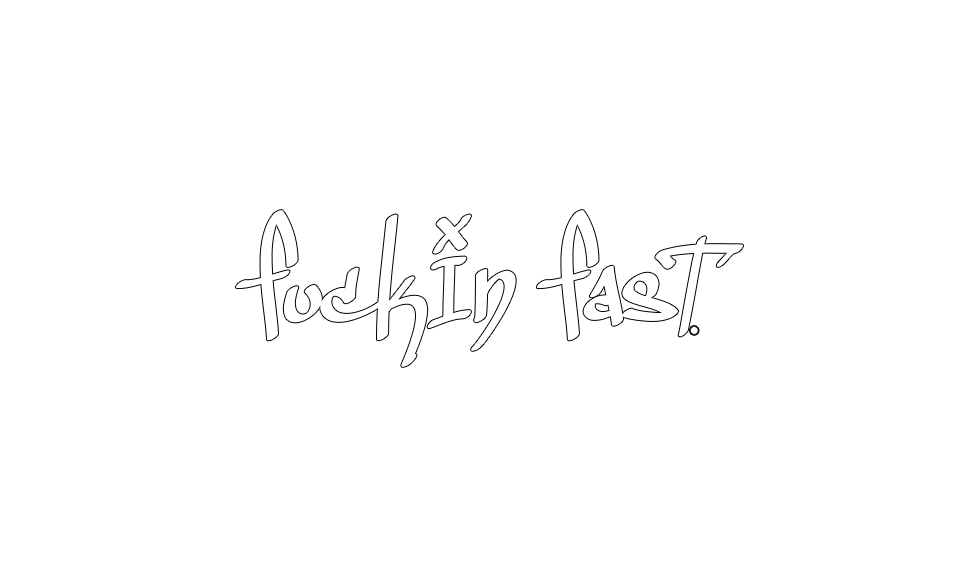 13 白い落書き クソ速い White Graffiti Fuckin Fast