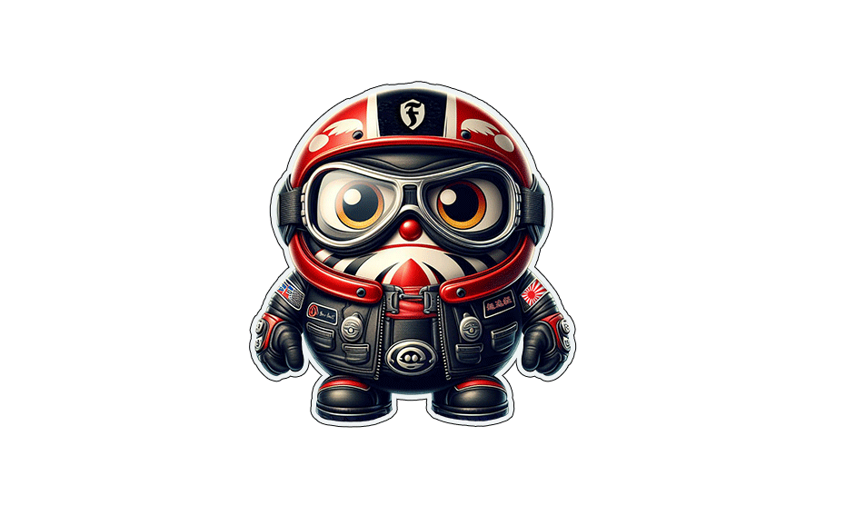 24 だるまバイカー Daruma Biker