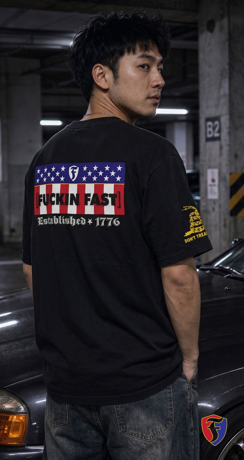 めちゃくちゃ速い旗 Est. 1776