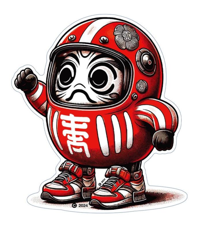 Cheering Daruma