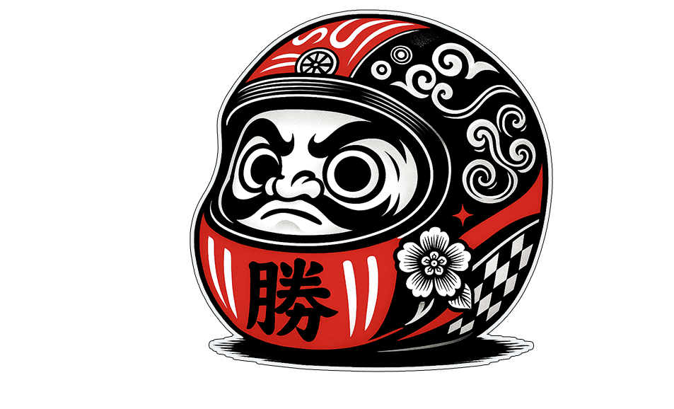 25 ヘルメットだるま Helmet Daruma